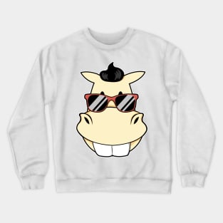 Horse with Sunglasses Crewneck Sweatshirt